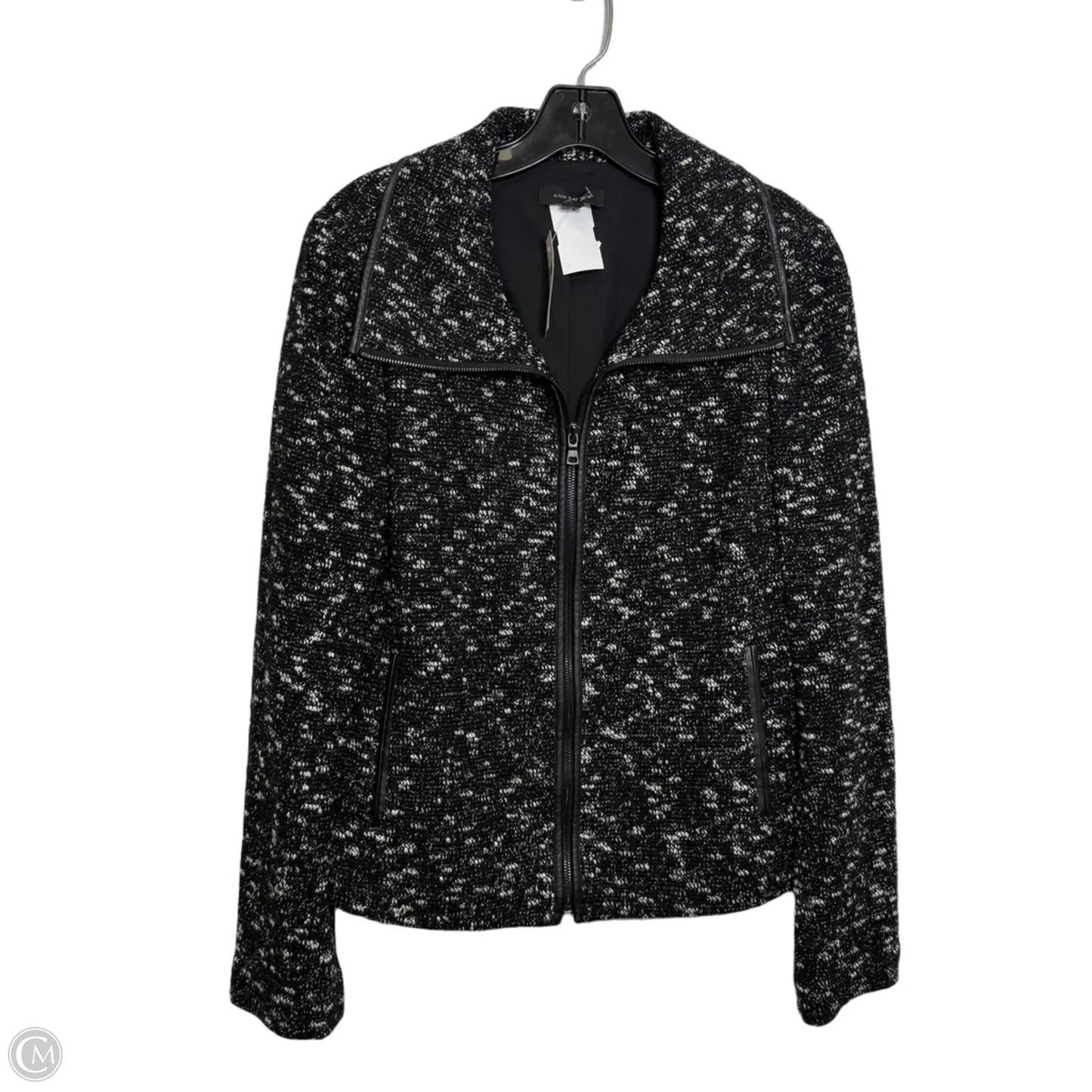 Blazer By Ann Taylor In Black, Size: L