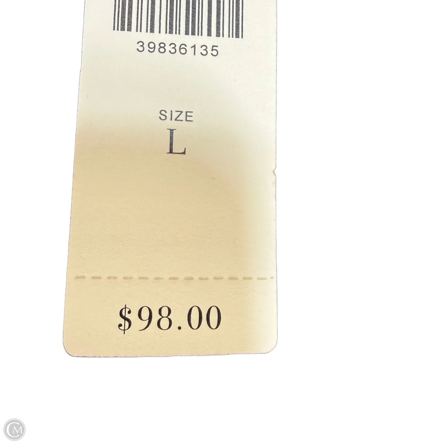 Top Long Sleeve Basic By Maeve In Black & Red, Size: L