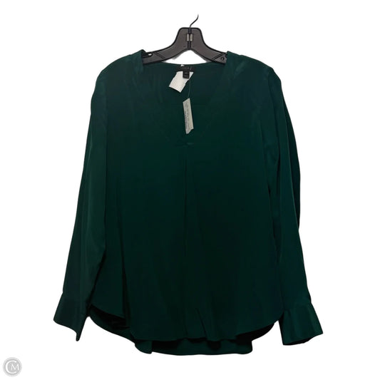 Top Long Sleeve By J. Crew In Green, Size: 12
