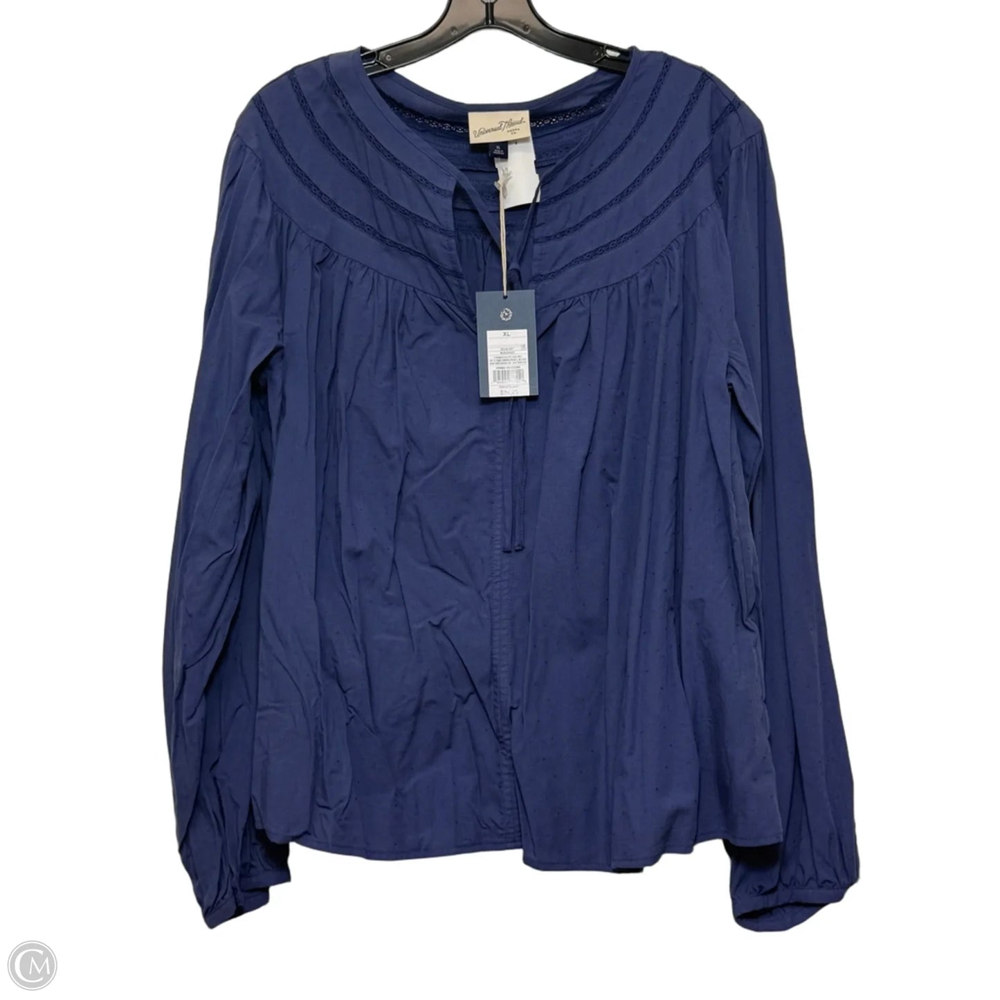 Top Long Sleeve Basic By Universal Thread In Purple, Size: Xl