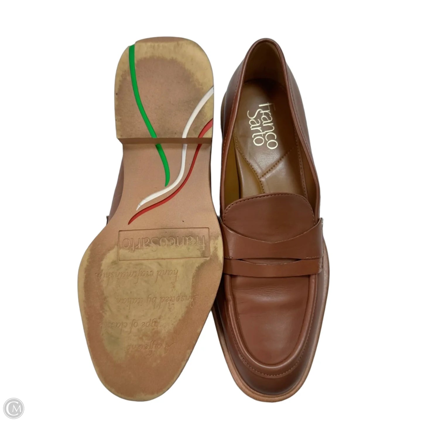 Loafers Shoes Flats By Franco Sarto In Brown, Size: 7.5