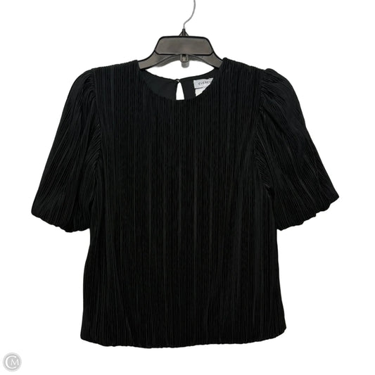 Top Short Sleeve By Evereve In Black, Size: Xs