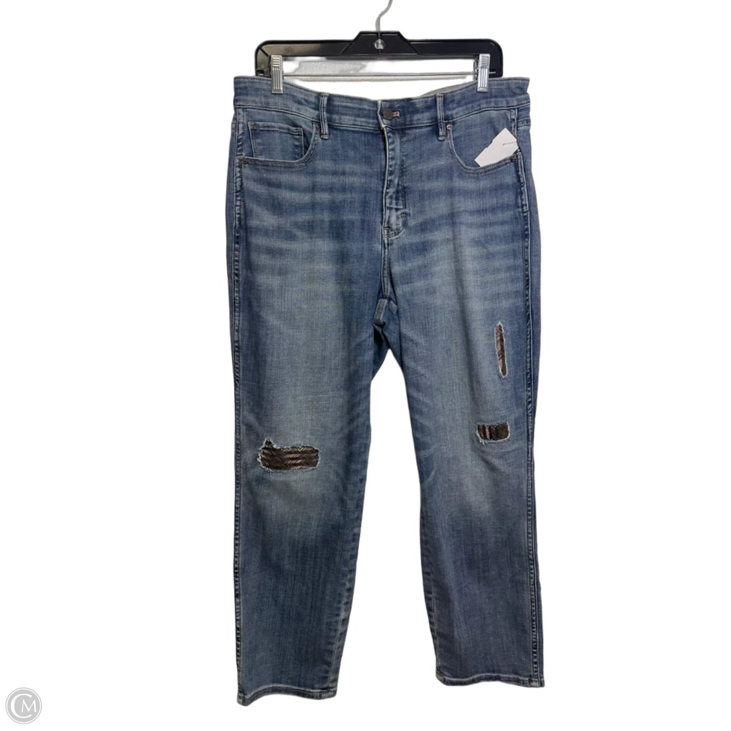 Jeans Cropped By White House Black Market In Blue Denim, Size: 12