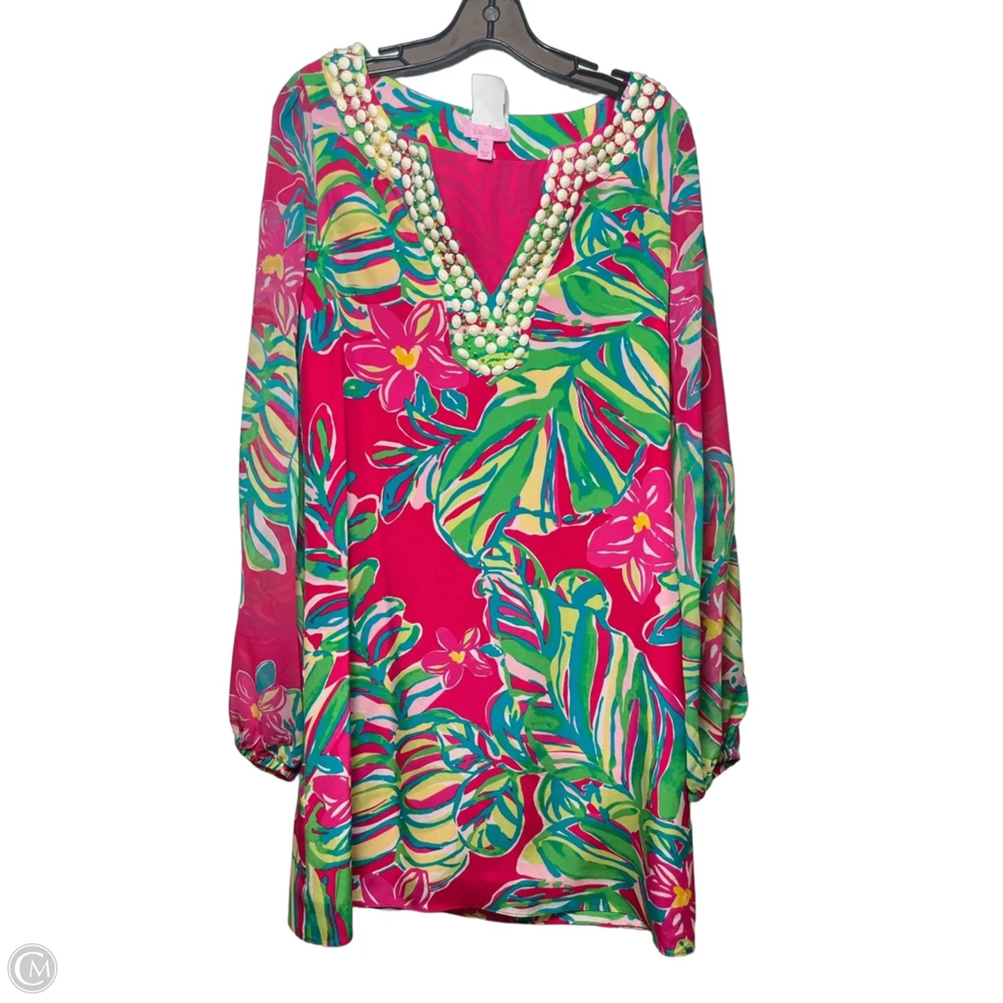 Dress Designer By Lilly Pulitzer In Floral Print, Size: 8