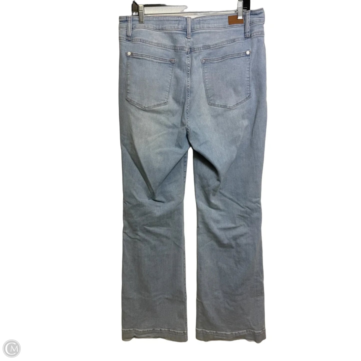 Jeans wide leg By Judy Blue In Blue Denim, Size: 16