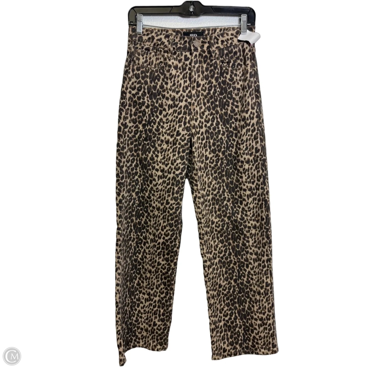 Jeans Straight By Just Black In Animal Print, Size: 26
