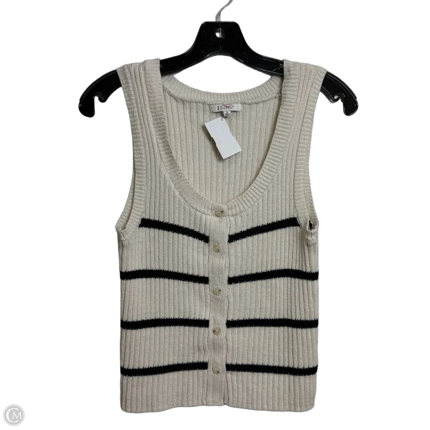 Top Sleeveless By Z Supply In Beige, Size: S
