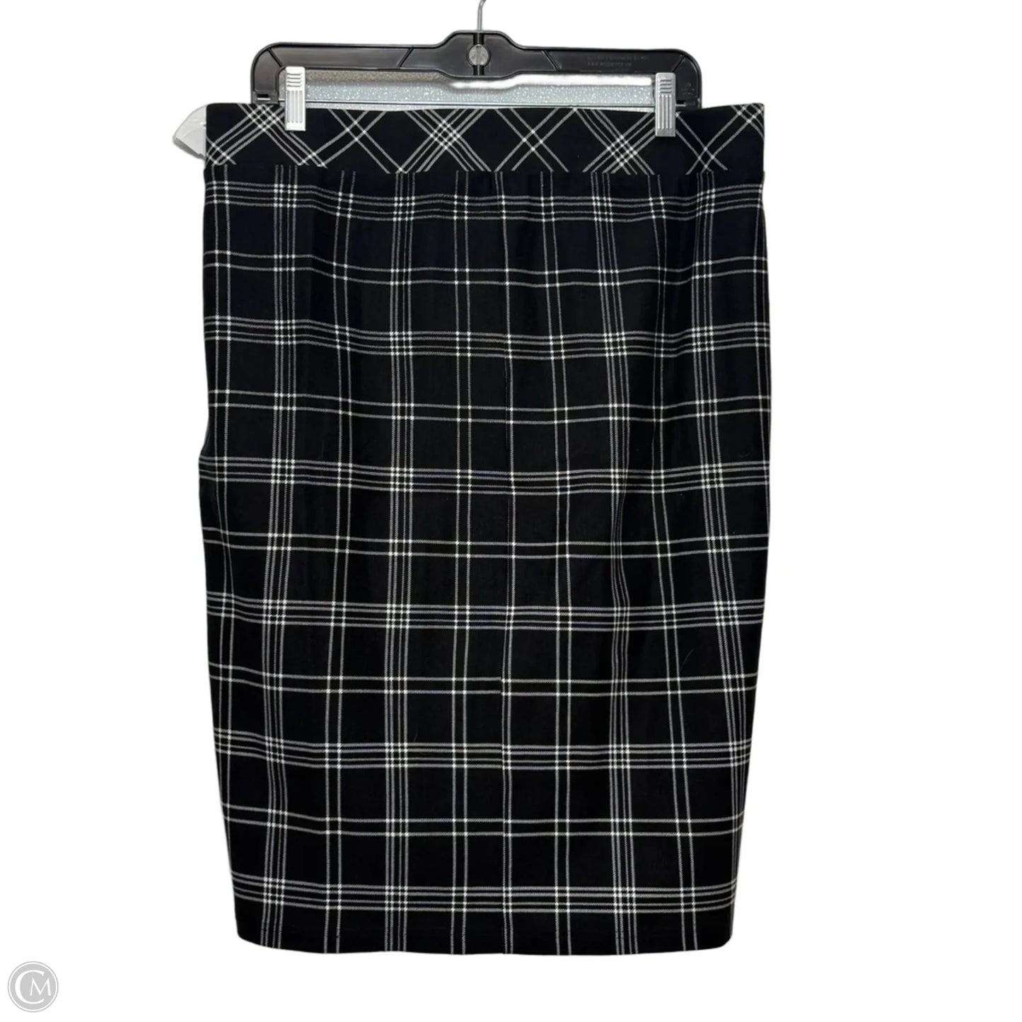 Skirt Mini & Short By Torrid In Black & Cream, Size: L