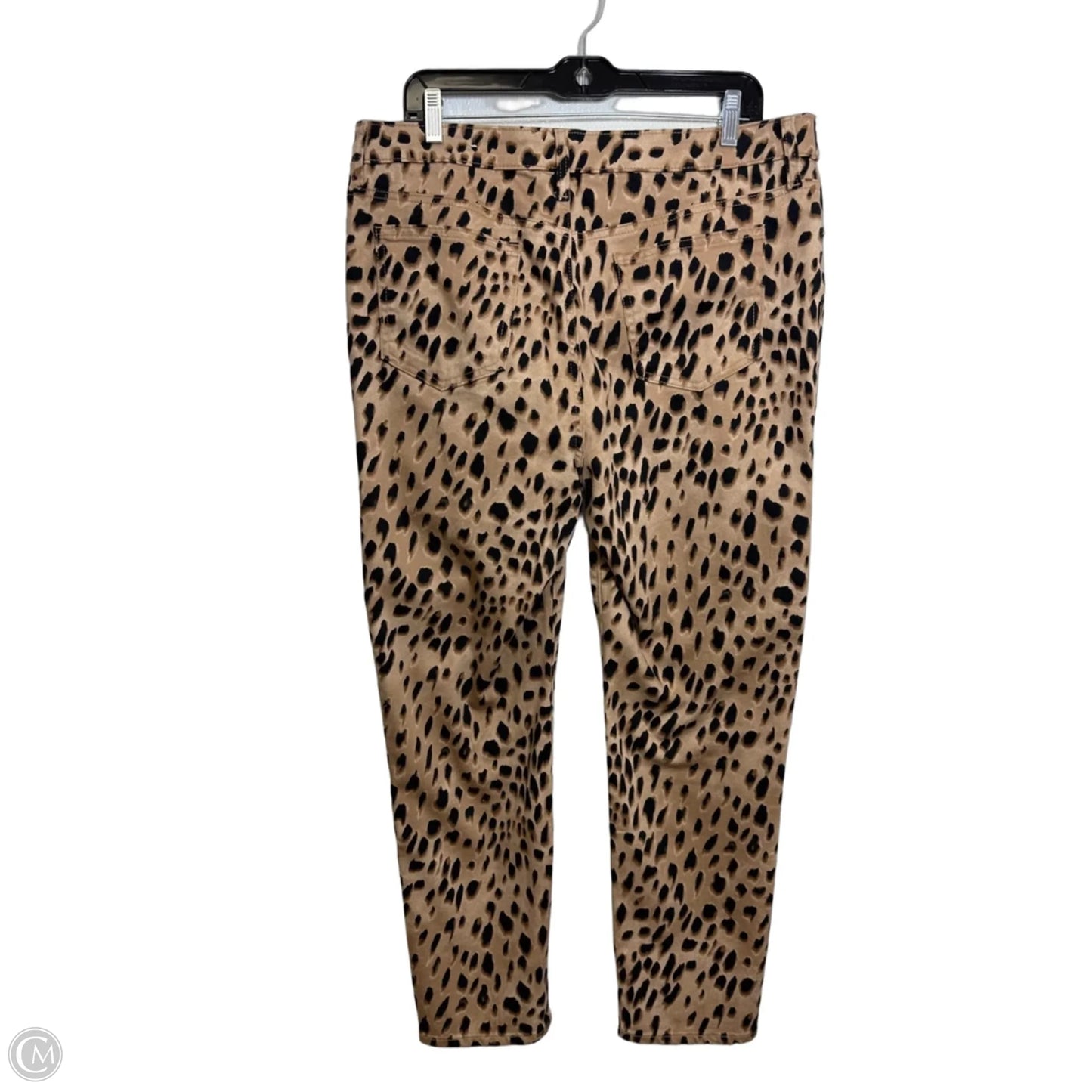 Jeans Skinny By Chicos In Animal Print, Size: 12