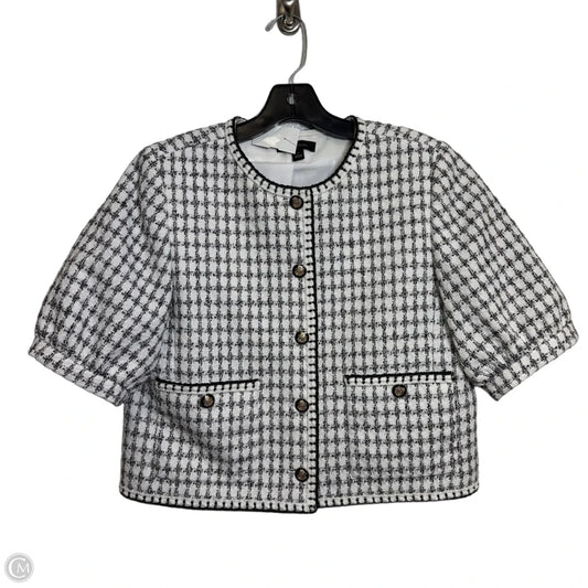 Blazer By Ann Taylor In Black & White, Size: 6