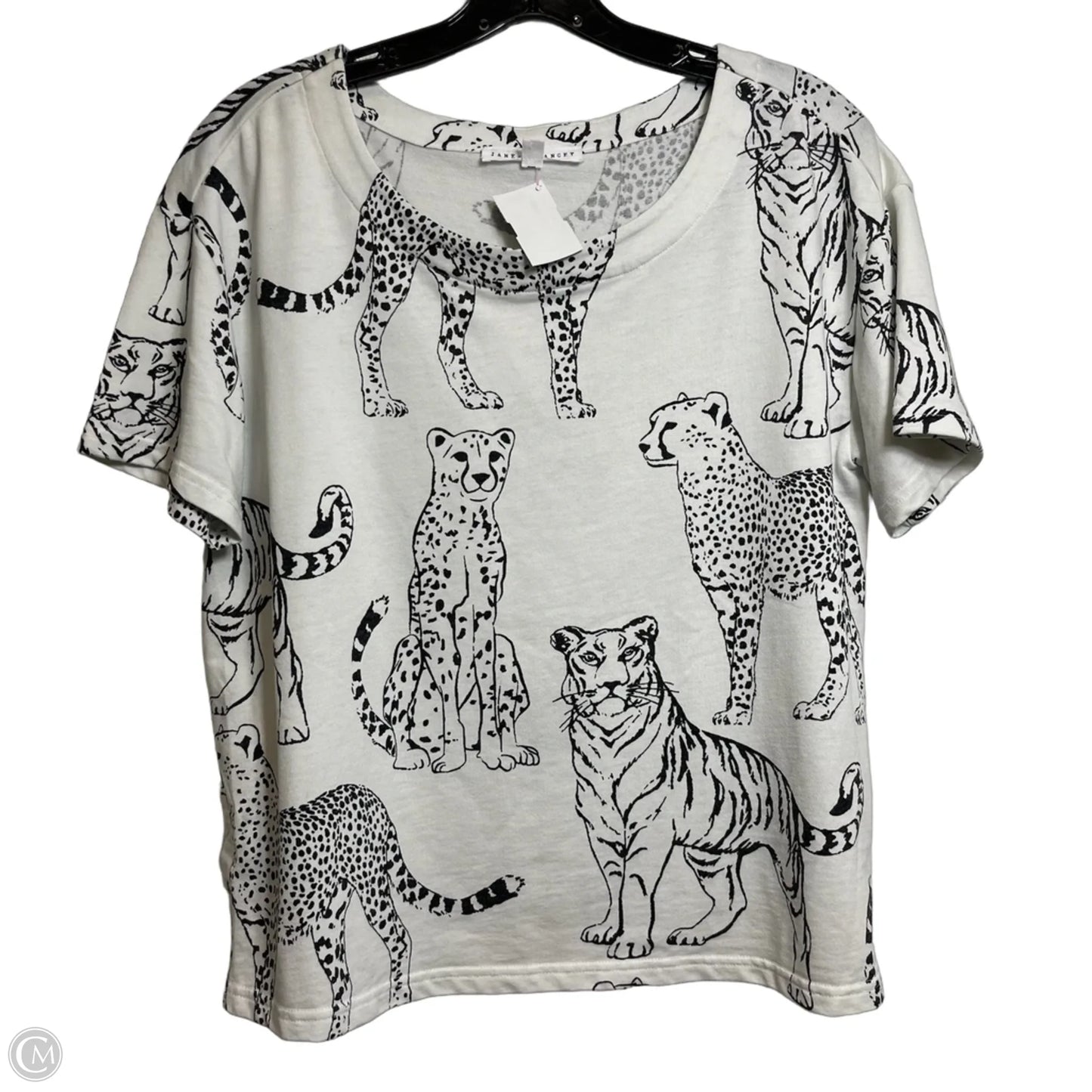 Top Short Sleeve Basic By Jane And Delancey In White, Size: S