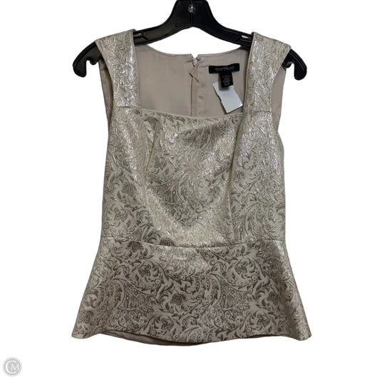 Top Sleeveless By White House Black Market In Beige, Size: 2