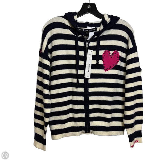 Sweater By AQUA X Kerri Rosenthal In Blue & Cream, Size: Xs