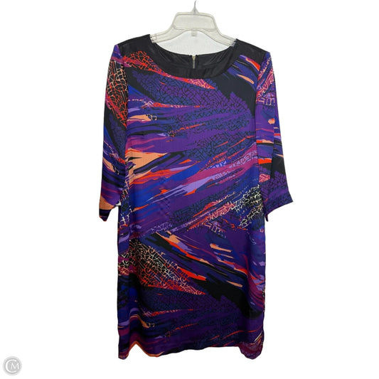 Dress Casual Short By Gabby Skye In Purple & Red, Size: 10