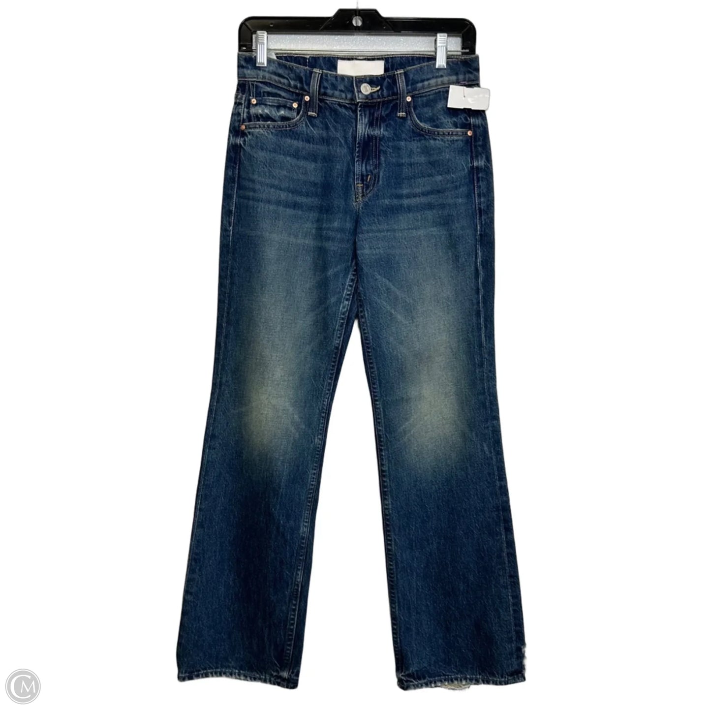 Jeans Straight By Mother In Blue Denim, Size: 0