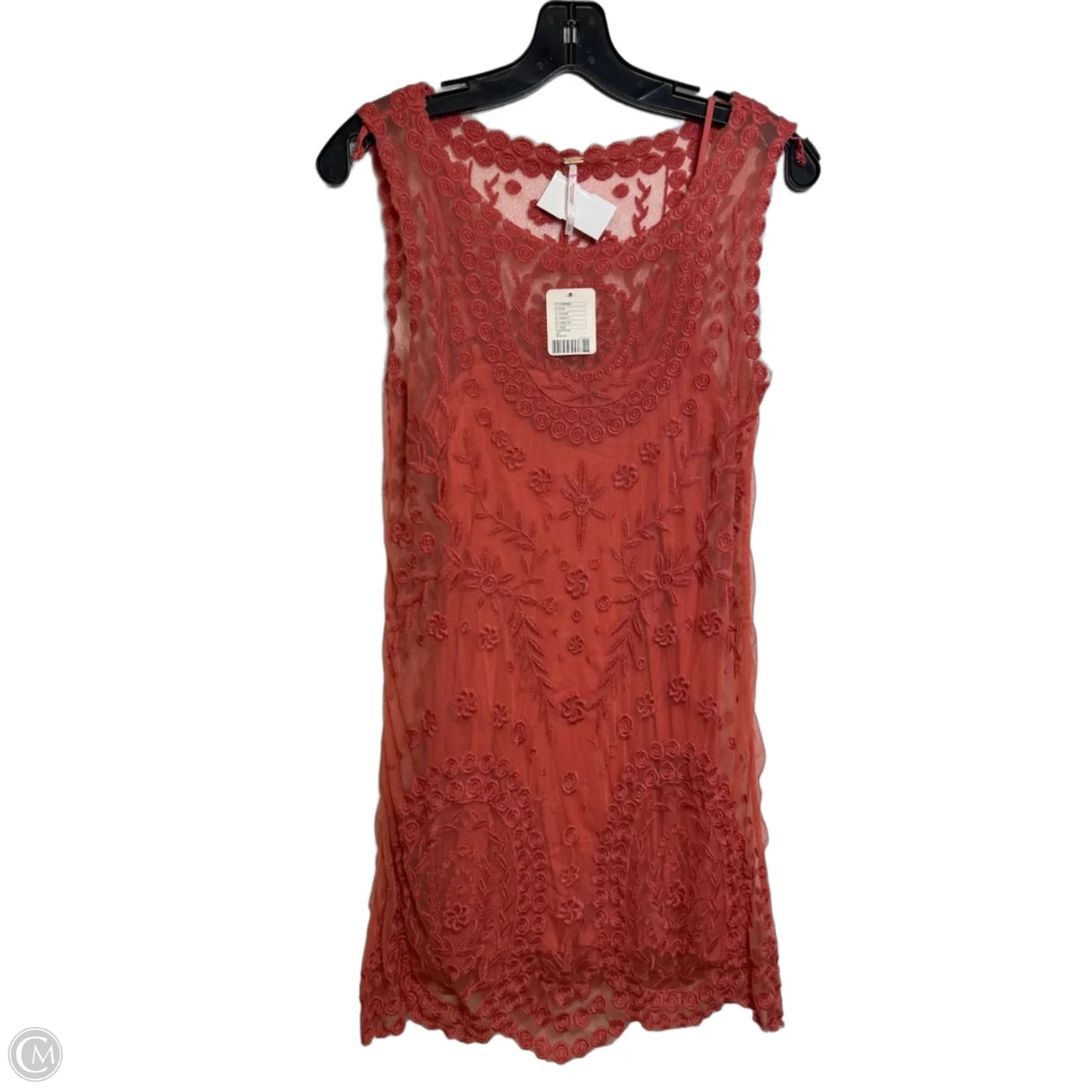Dress Short By Free People In Coral, Size: Xs