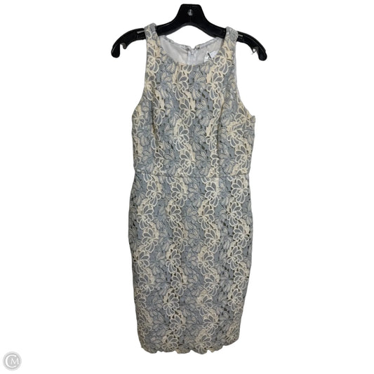 Dress Casual Midi By Clothes Mentor In Blue & White, Size: 6