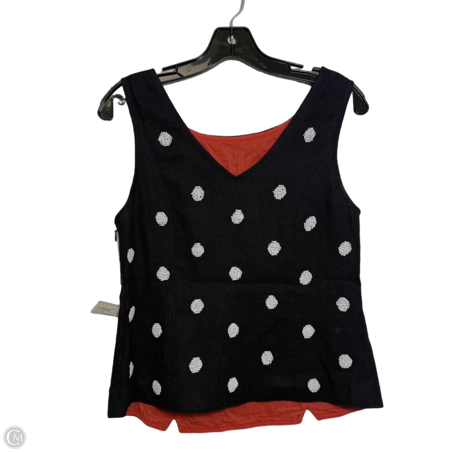 Top Sleeveless By Odille In Navy, Size: 8