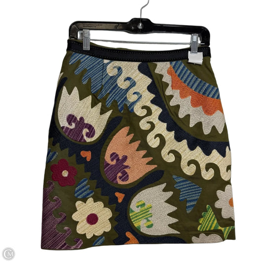 Skirt Mini & Short By Anthropologie In Green, Size: 4