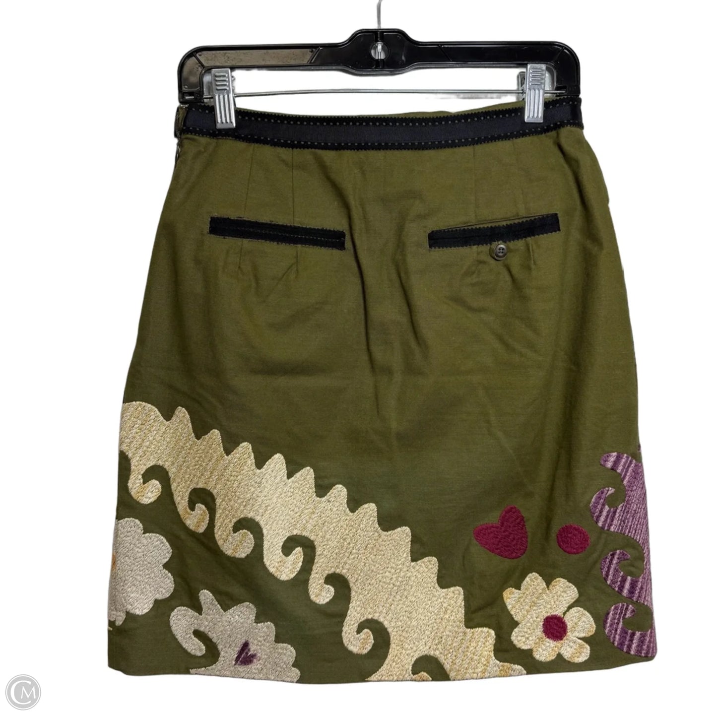 Skirt Mini & Short By Anthropologie In Green, Size: 4