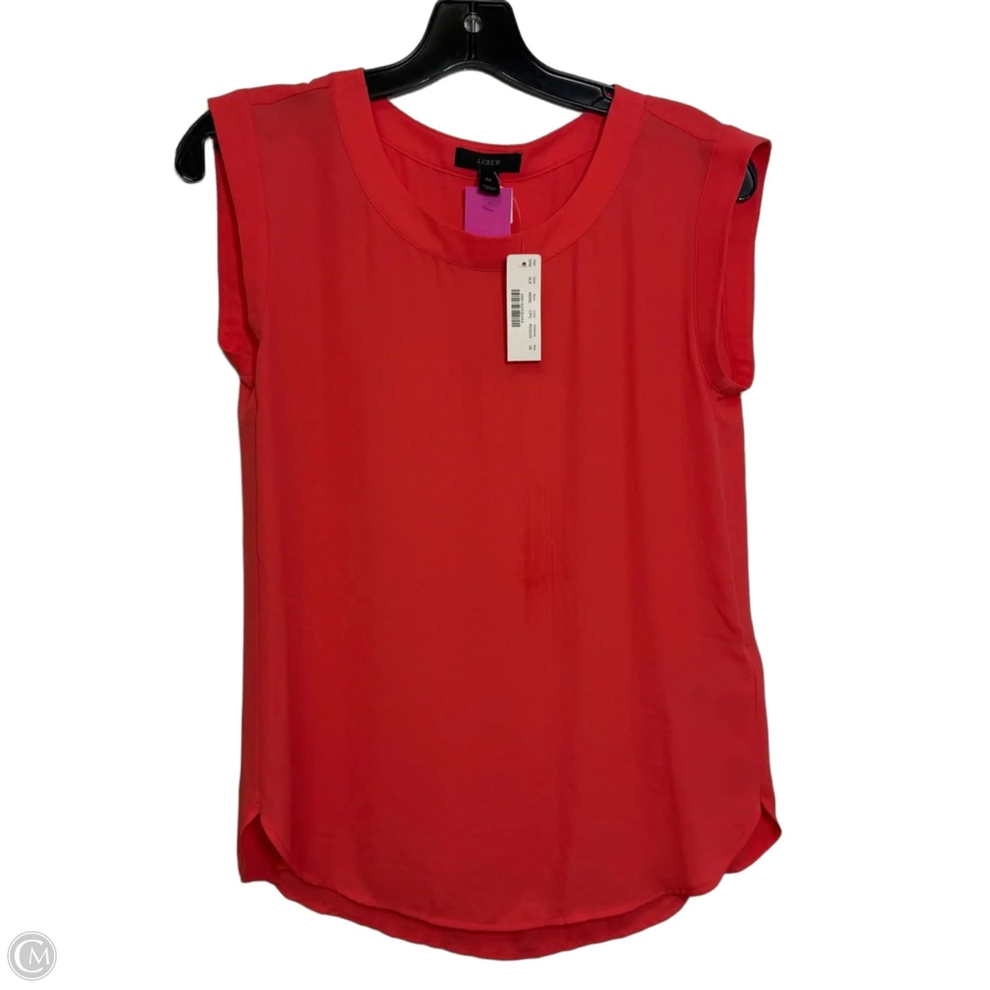 Top Sleeveless By J. Crew In Coral, Size: 0