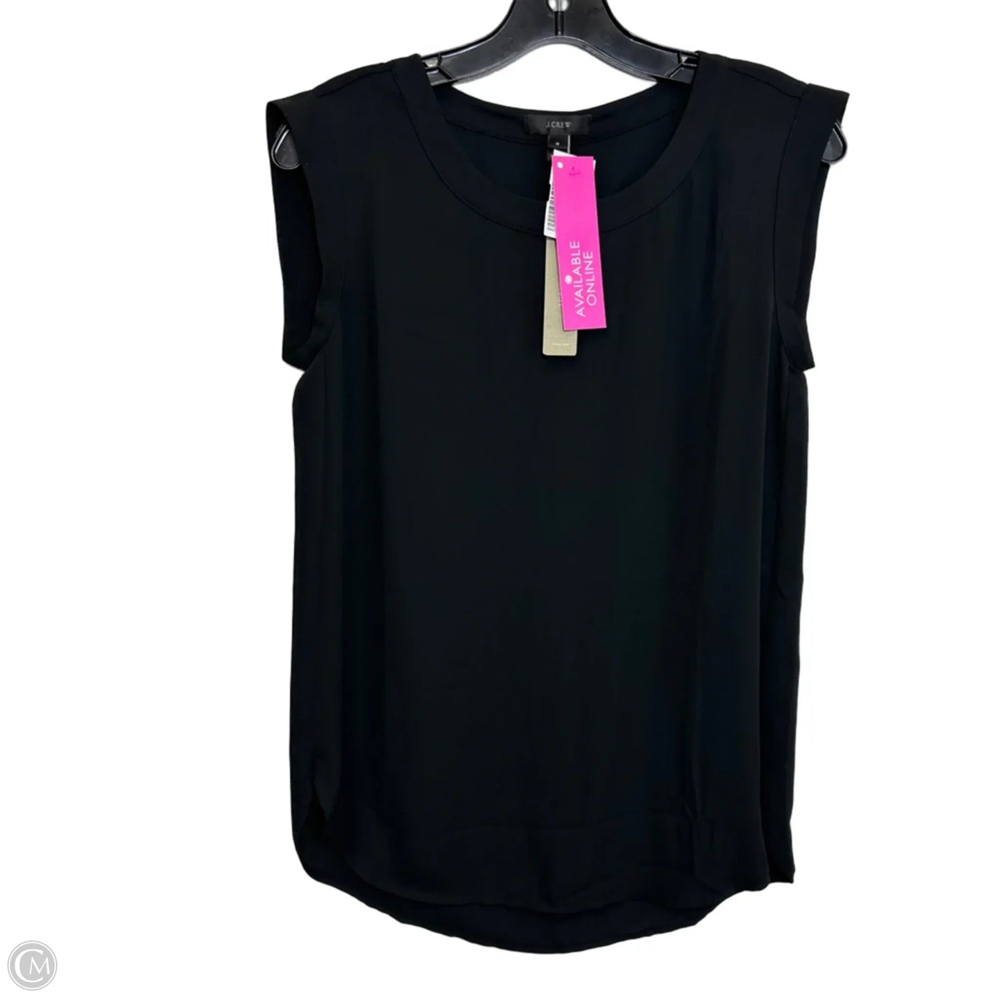 Top Sleeveless By J. Crew In Black, Size: 0