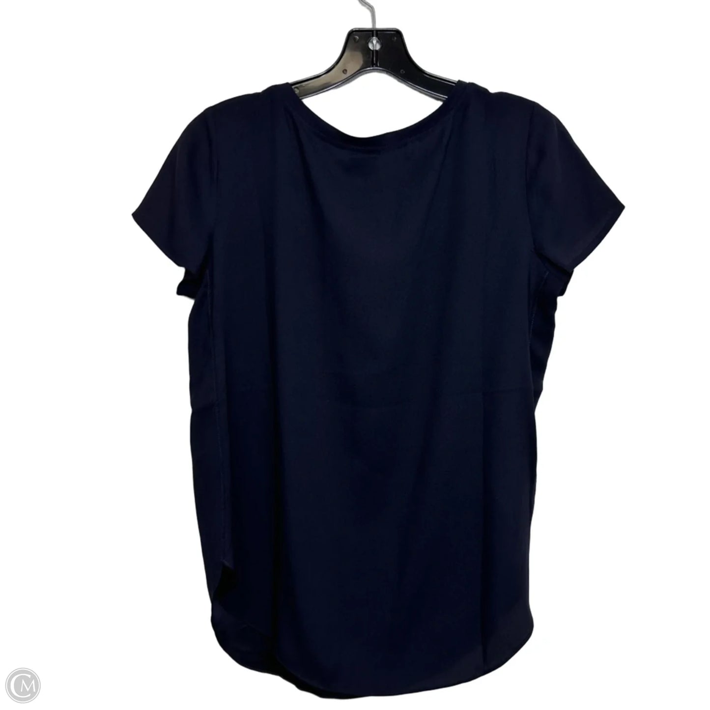 Top Short Sleeve By Ann Taylor In Navy, Size: Xs