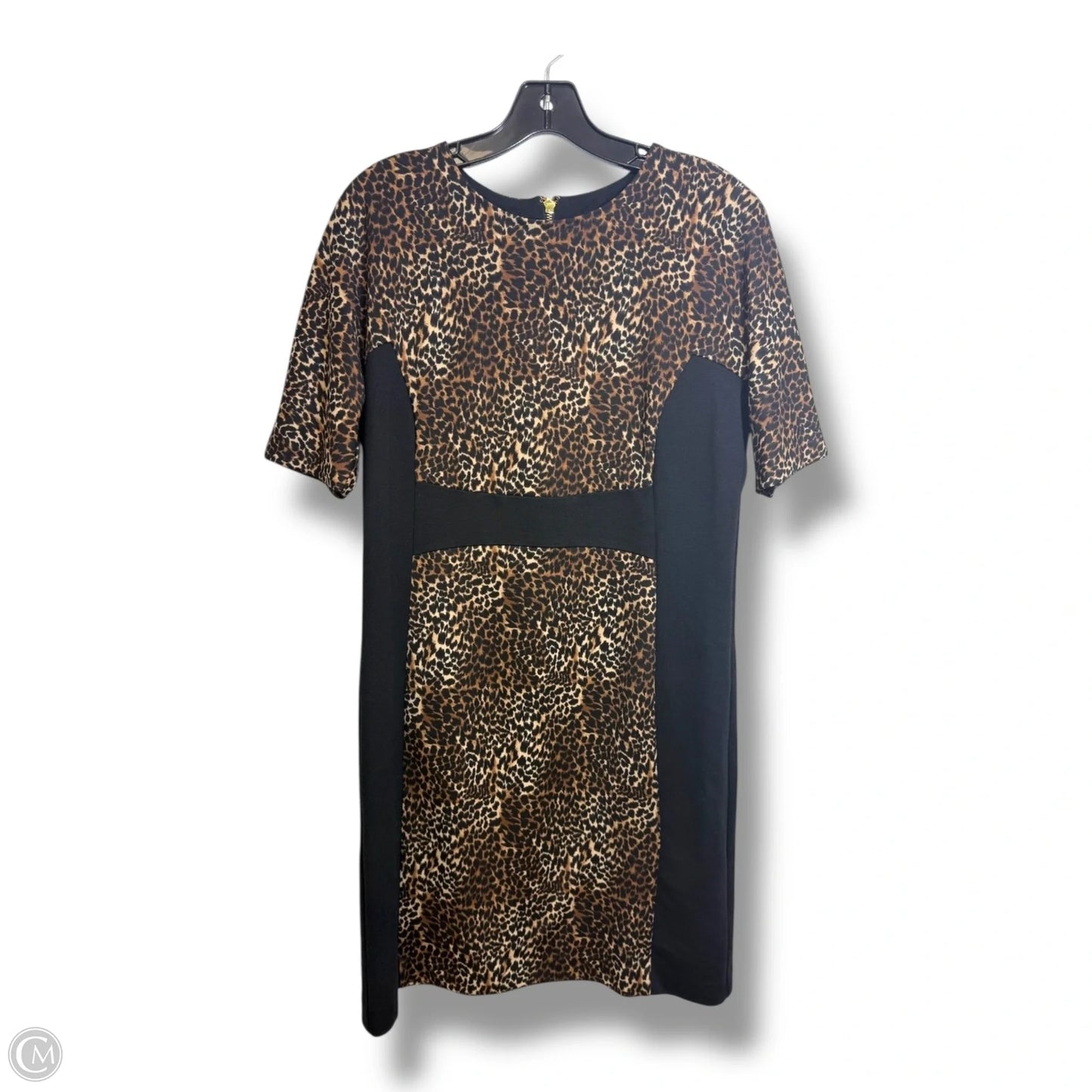 Dress Designer By Michael Kors In Animal Print, Size: 12