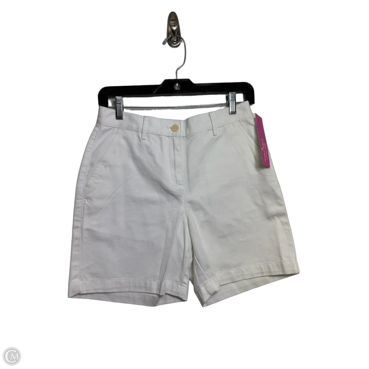 Shorts By Lauren By Ralph Lauren In White, Size: 2p