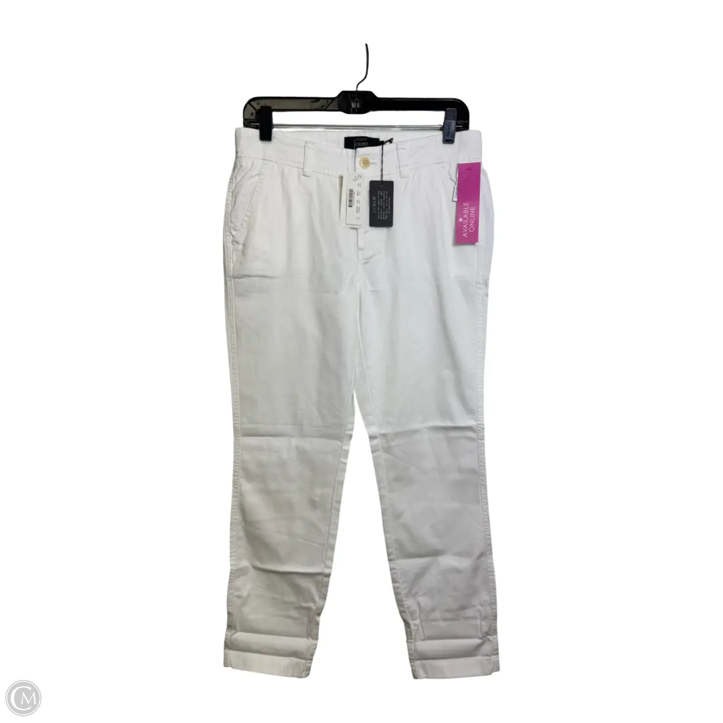 Pants Cropped By J. Crew In White, Size: 2