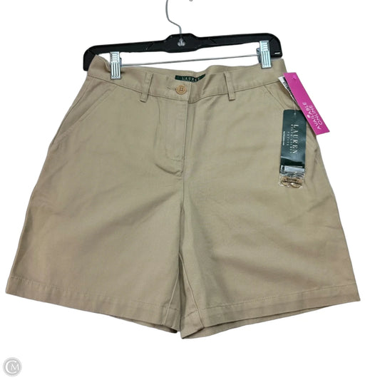 Shorts By Lauren By Ralph Lauren In Tan, Size: 2p