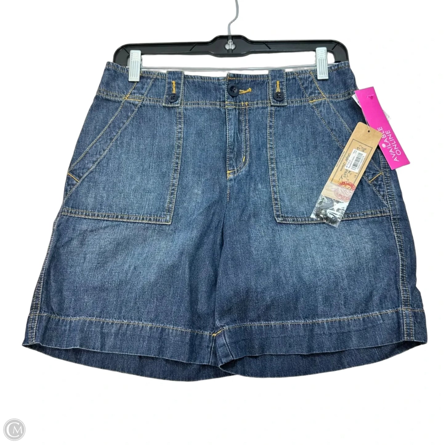 Shorts By Lauren By Ralph Lauren In Blue Denim, Size: 2