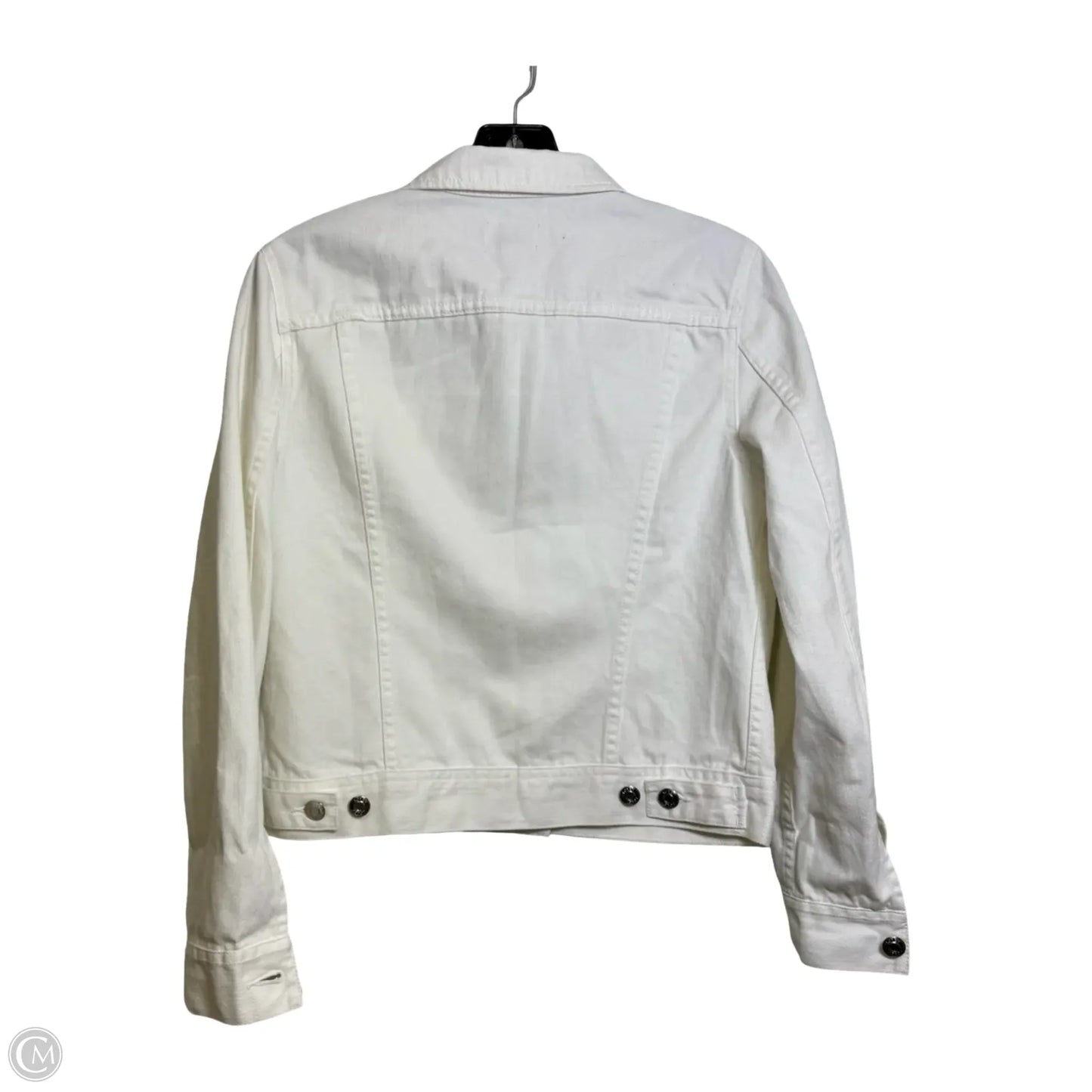 Jacket Denim By J. Crew In White, Size: S