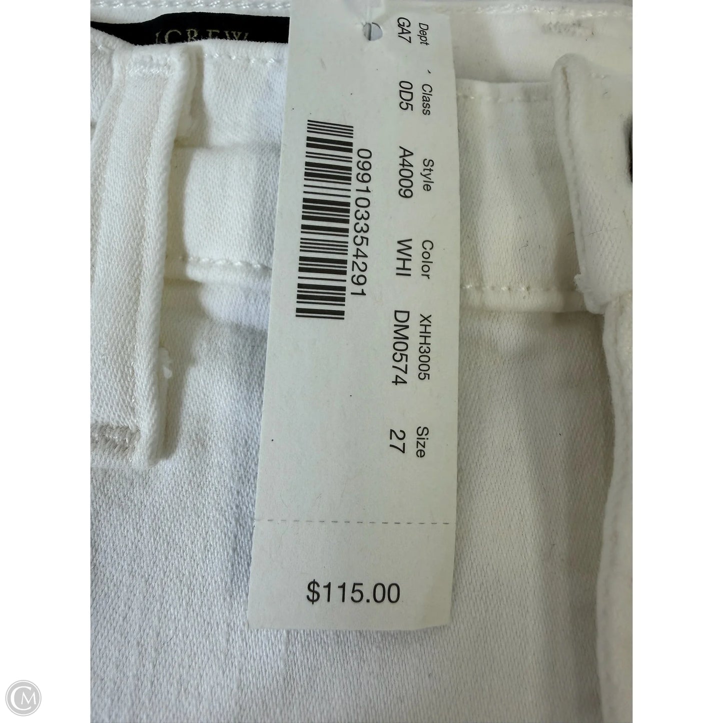 Jeans Cropped By J. Crew In White, Size: 4