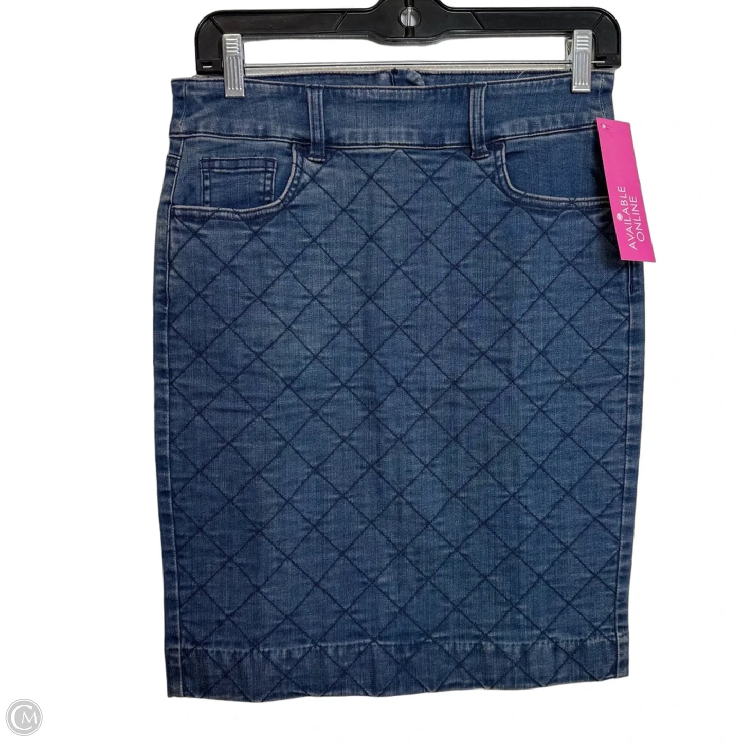Skirt Midi By J. Crew In Blue Denim, Size: 2