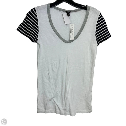 Top Short Sleeve Basic By J. Crew In White, Size: Xs