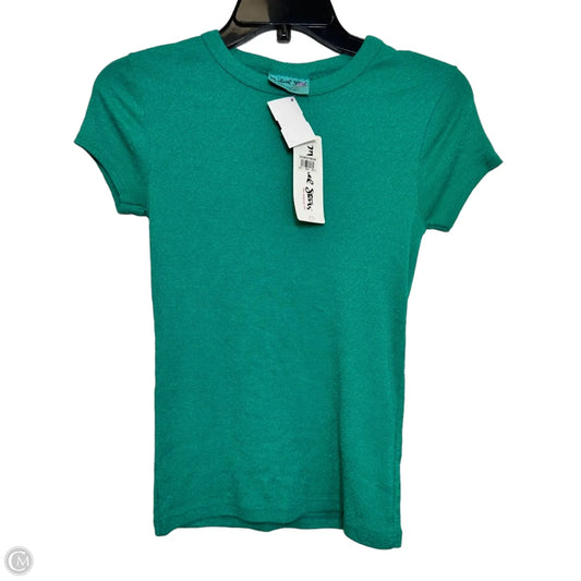 Top Short Sleeve By Michael Stars In Green, Size: S