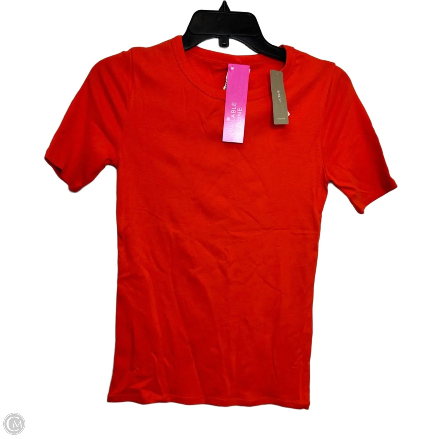 Top Short Sleeve Basic By J. Crew In Orange, Size: S