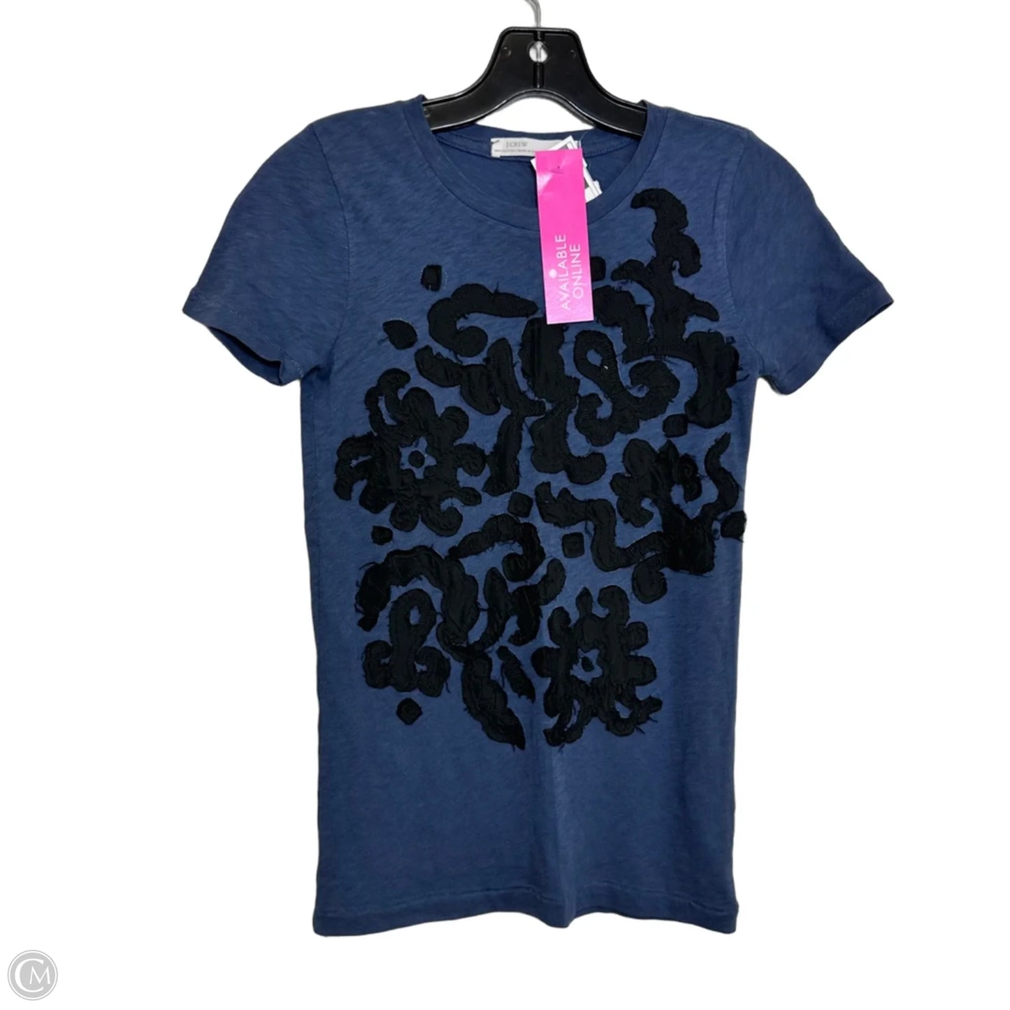 Top Short Sleeve Basic By J. Crew In Blue, Size: Xs