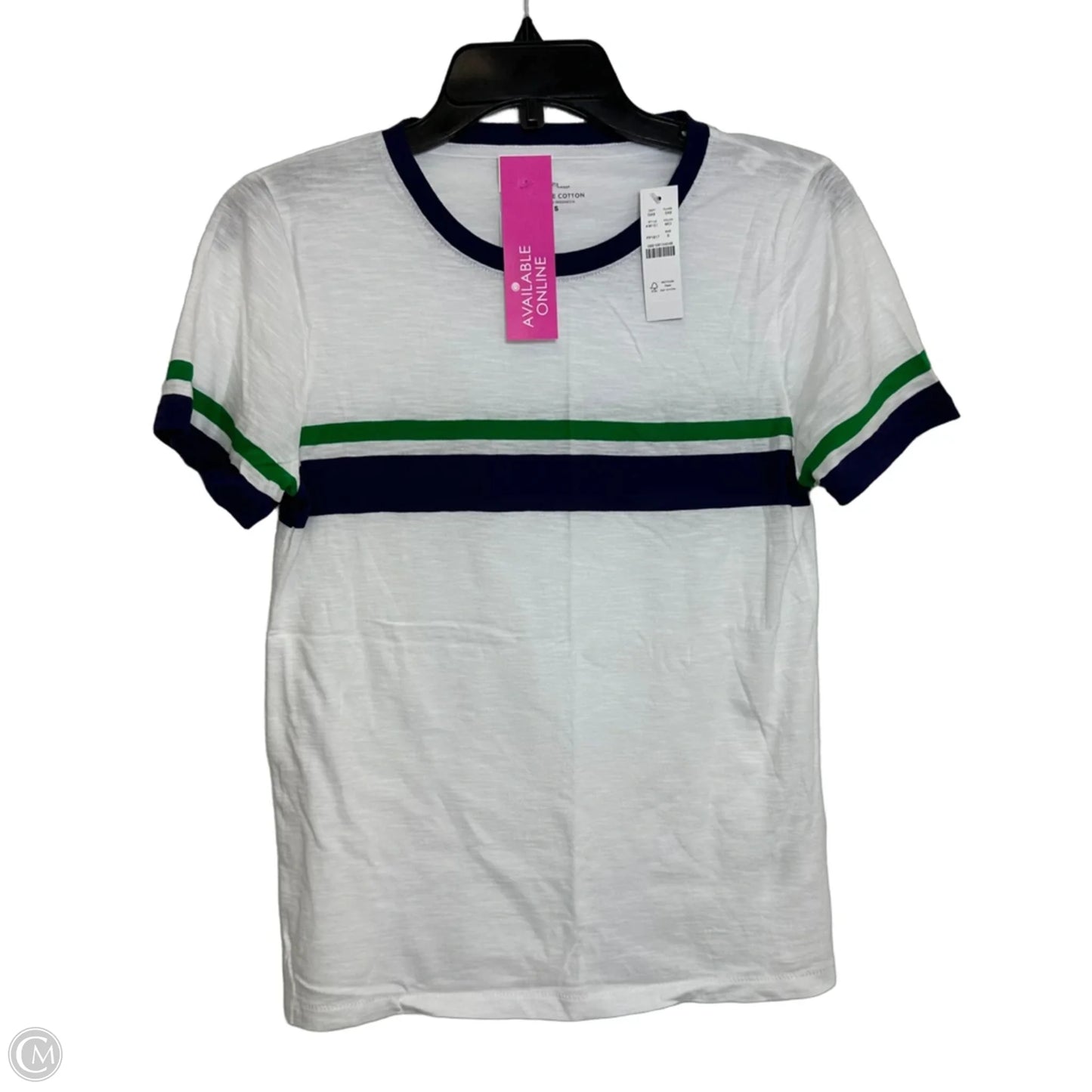 Top Short Sleeve Basic By J. Crew In White, Size: S