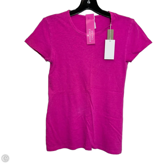 Top Short Sleeve Basic By J. Crew In Pink, Size: Xs