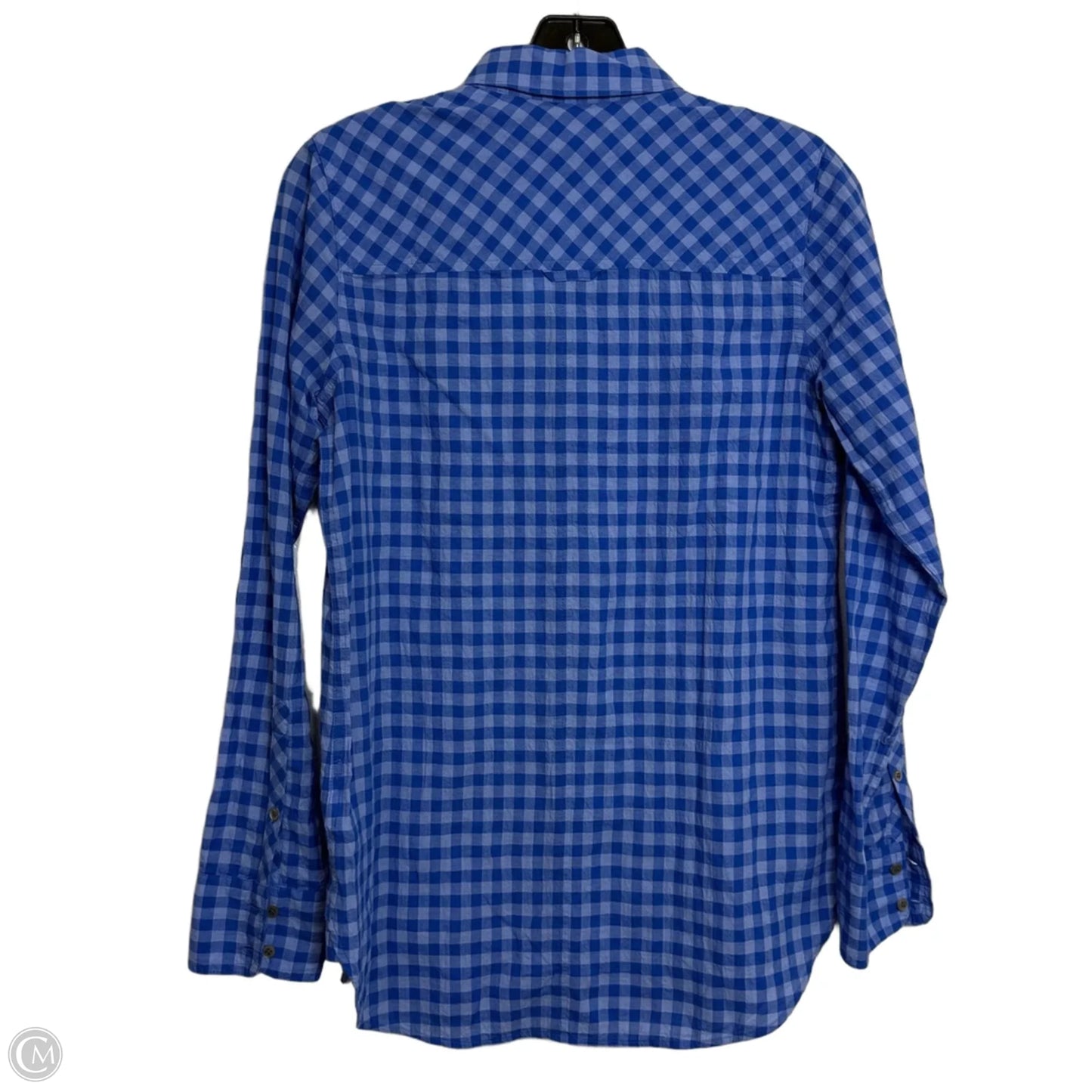 Top Long Sleeve By J. Crew In Checkered Pattern, Size: Xs