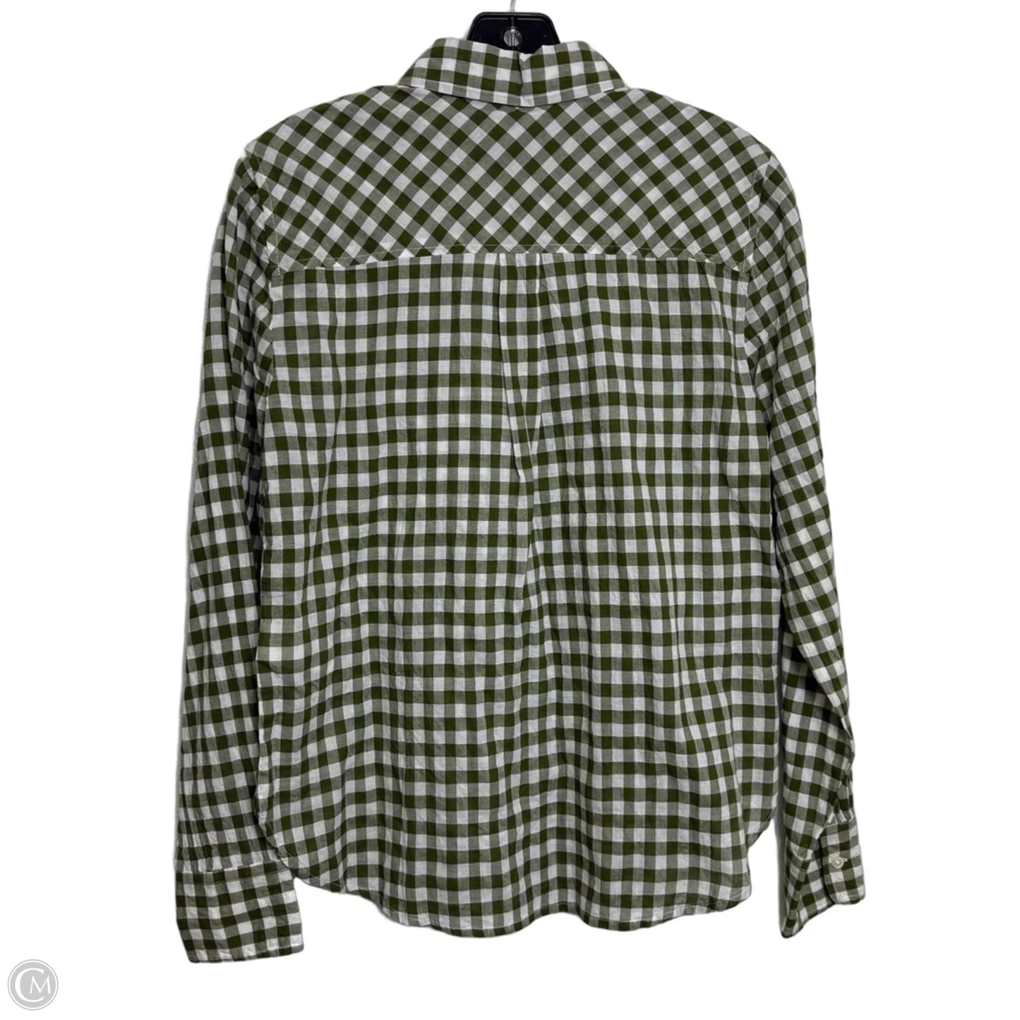 Top Long Sleeve By J. Crew In Checkered Pattern, Size: Xs