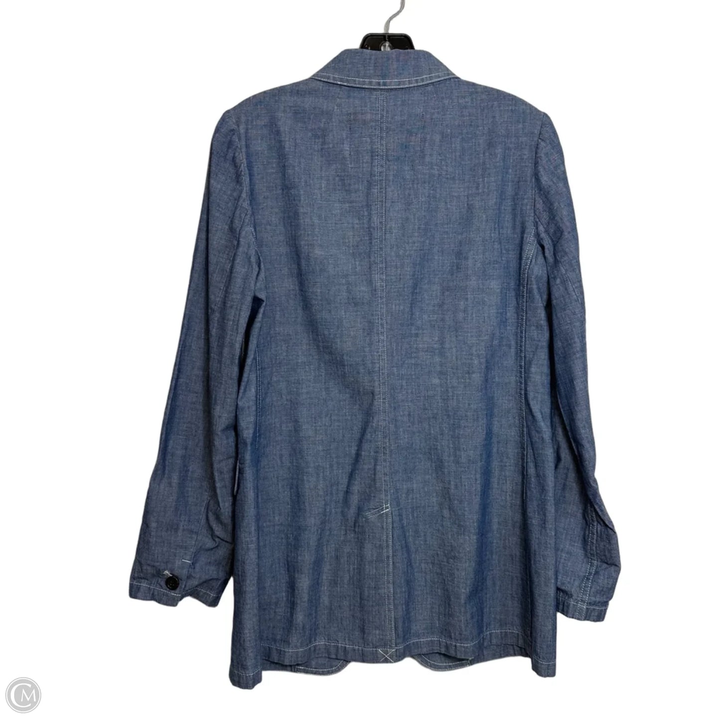 Blazer By J. Crew In Blue Denim, Size: S