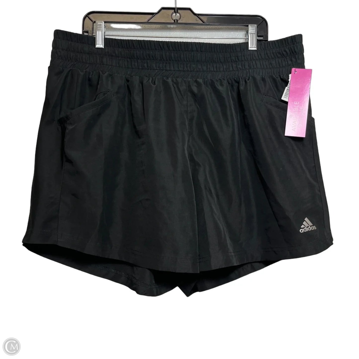 Athletic Shorts By Adidas In Black, Size: Xl