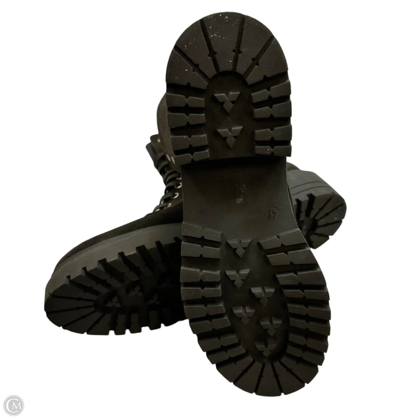 Boots Combat By Helene Rouge In Brown, Size: 10