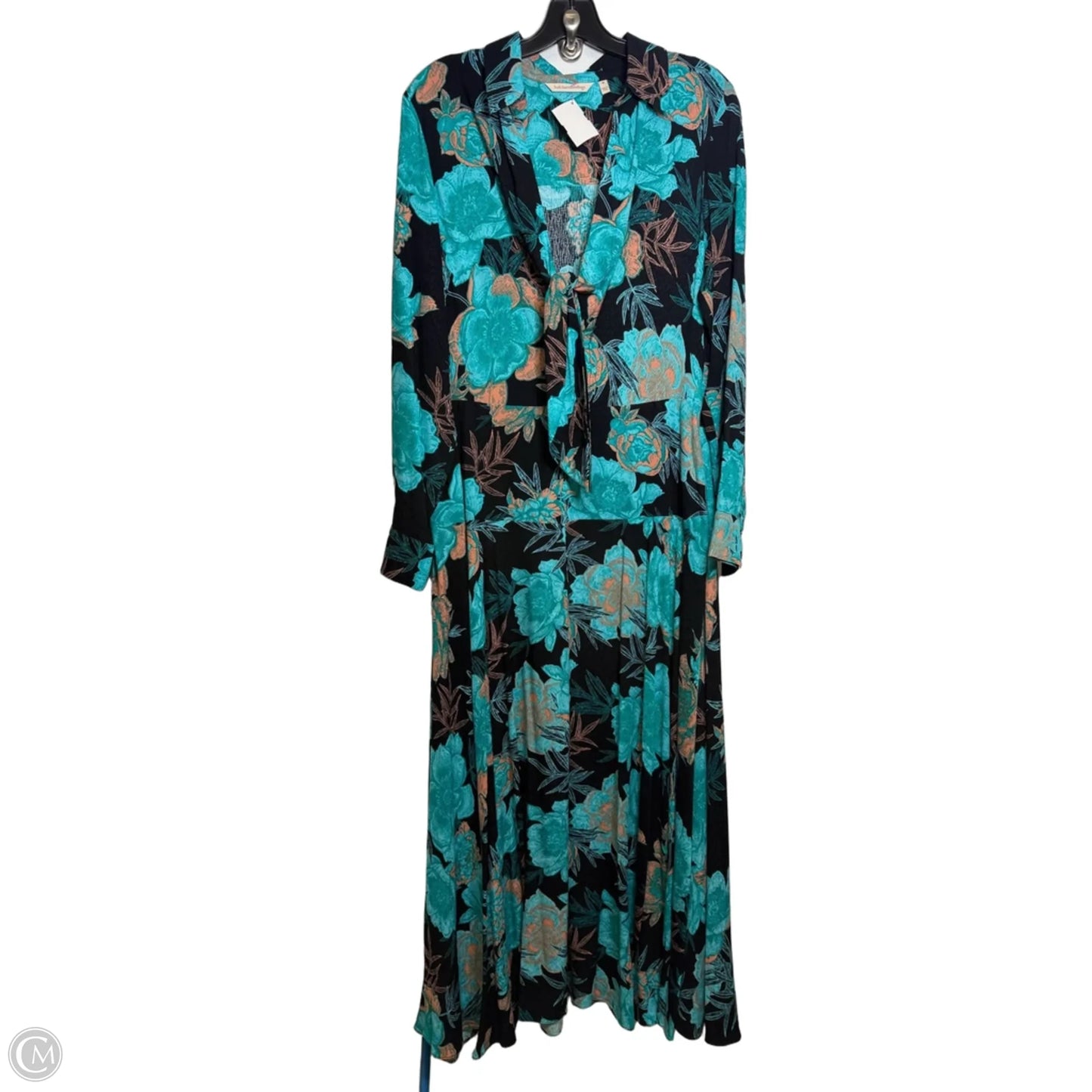 Dress Casual Maxi By Soft Surroundings In Black & Blue, Size: M