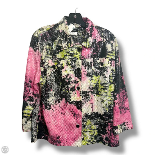 Top Long Sleeve By Clothes Mentor In Tie Dye Print, Size: 12