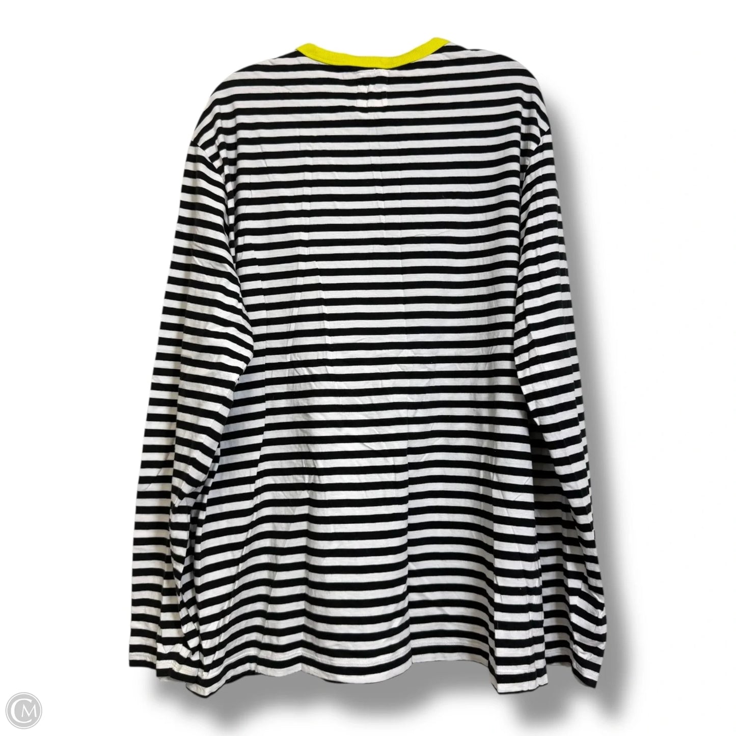 Top Long Sleeve By Clothes Mentor In Striped Pattern, Size: Xxl
