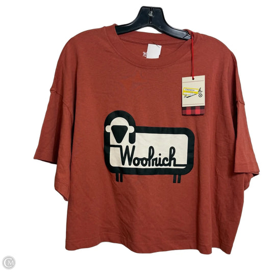 Top Short Sleeve Basic By Target-designer In Orange, Size: M